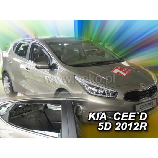 Deflectoare KIA Ceed 5D (+spate) (2012-2018)