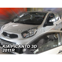 Deflectoare KIA Picanto II 5D (+spate) (din 2011)