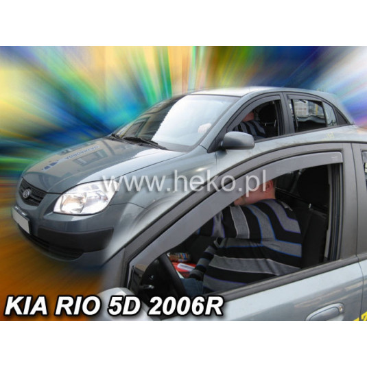 Deflectoare KIA Rio 4/5D (2005-2011)