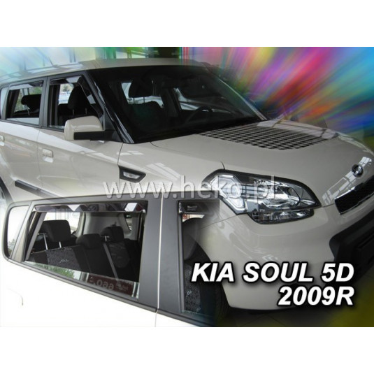 Deflectoare KIA Soul 5D (+spate) (2009-2014)