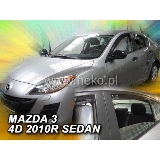 Deflectoare MAZDA 3 4D (+spate) Sedan (2009-2014)