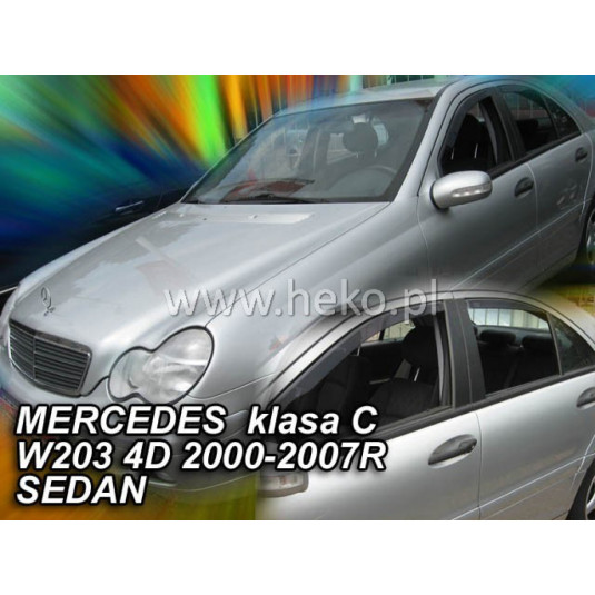 Deflectoare de vânt MERCEDES C-Class W203 4D (+spate) Sedan (2000-2007)