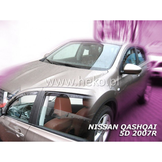 Deflectoare NISSAN Qashqai +2 5D (+spate) (2008-2014)