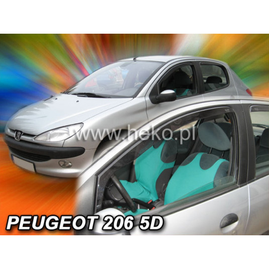 Deflectoare PEUGEOT 206 5D (1998-2012)