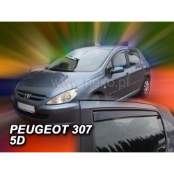 Deflectoare PEUGEOT 307 5D (+spate) HB (2001-2008)