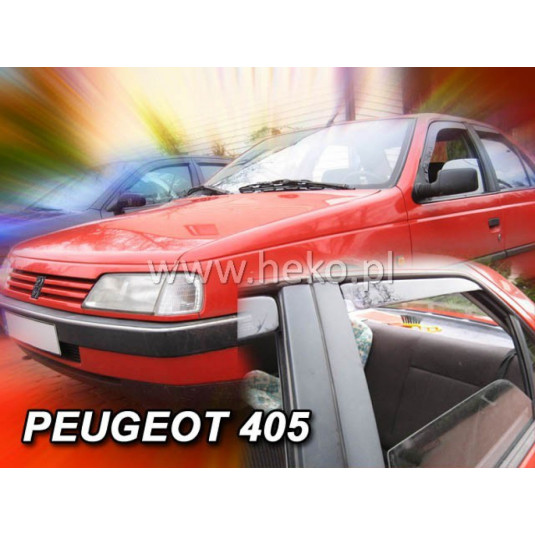 Deflectoare PEUGEOT 405 4D (+spate) Sedan (1987-1995)