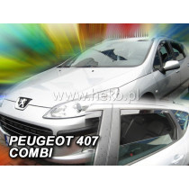 Deflectoare PEUGEOT 407 4D (+spate) SW (2004-2010)