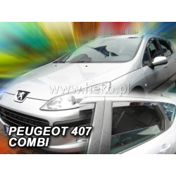 Deflectoare PEUGEOT 407 4D (+spate) SW (2004-2010)