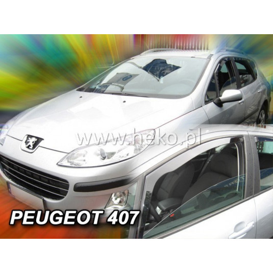 Deflectoare PEUGEOT 407 4D (2004-2010)