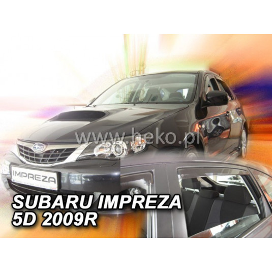 Deflectoare SUBARU Impreza GH 5D (+spate) (2008-2011)