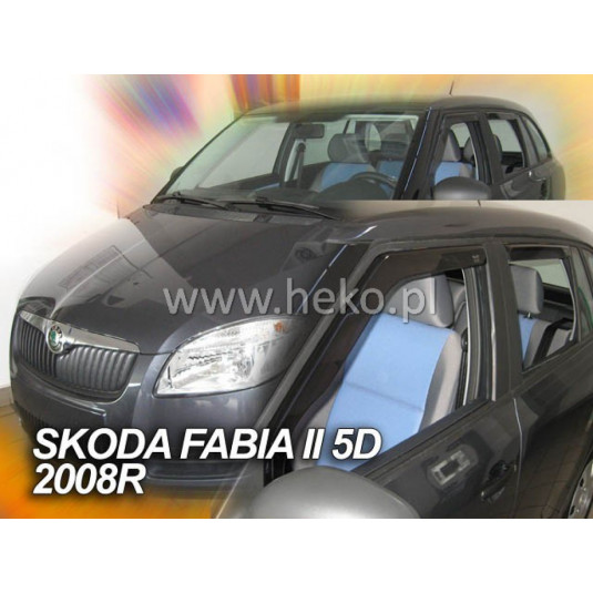 Deflectoare ŠKODA Fabia II 5D (+spate) Combi (2007-2014)