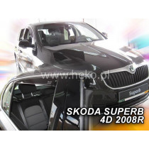Deflectoare ŠKODA Superb II 4D (+spate) Sedan (2008-2015)