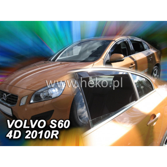 Deflectoare VOLVO S60 4D (+spate) (de la 2010)