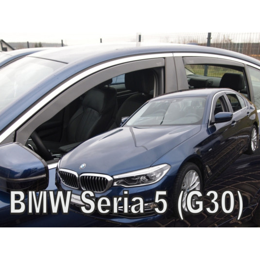 Deflectoare BMW 5 G30 4D (+spate) (din 2017)