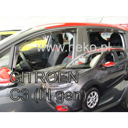 Deflectoare CITROËN C3 III 5D (+spate) (din 2017)