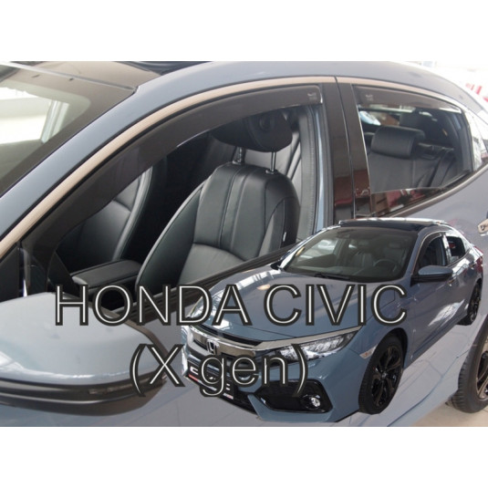 Deflectoare HONDA Civic X 5D HTB (+spate) (din 2017)