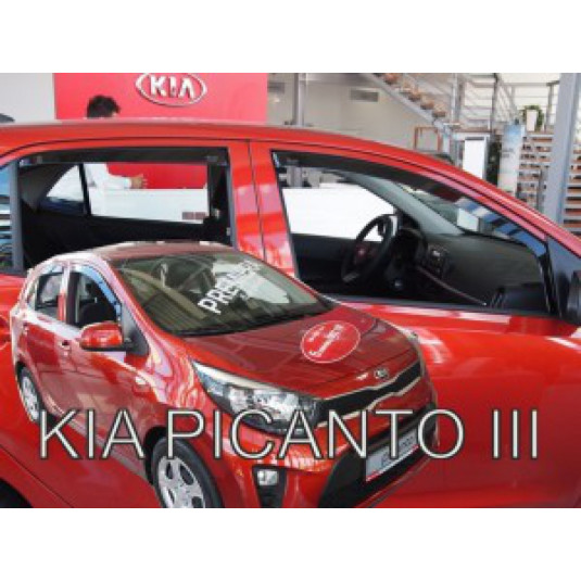 Deflectoare KIA Picanto III 5D (+spate) (din 2017)