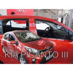 Deflectoare KIA Picanto III 5D (+spate) (din 2017)