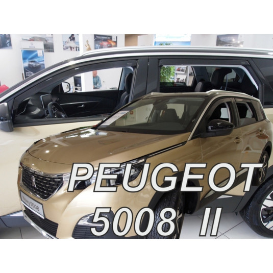 Deflectoare PEUGEOT 5008 II 5D (+spate) (din 2018)