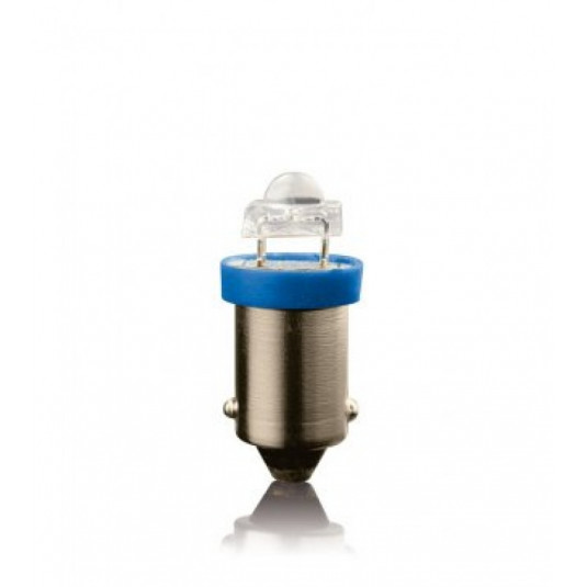 Becuri LED 1led 12V BA9S albastru (2buc)