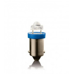 Becuri LED 1led 12V BA9S albastru (2buc)