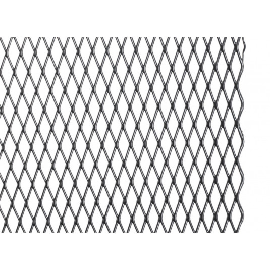Plasă din aluminiu neagră, ochi 4x13mm