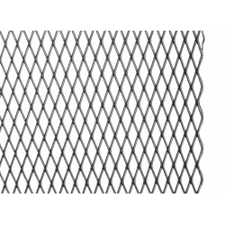 Plasă din aluminiu neagră, ochi 4x13mm
