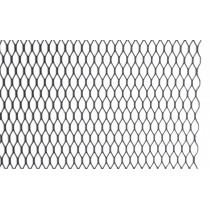 Grilă din aluminiu neagră, ochi 6x16mm