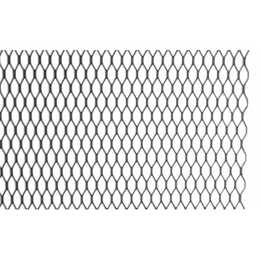 Grilă din aluminiu neagră, ochi 6x16mm