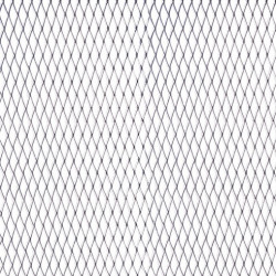 Grilă din aluminiu argintie, ochi 4x13mm