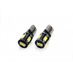Becuri LED CANBUS 5SMD 5730 T10 (W5W) White (2buc)