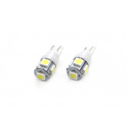 Becuri LED STANDARD T10 W5W 5xSMD 5050 12V (2 buc)