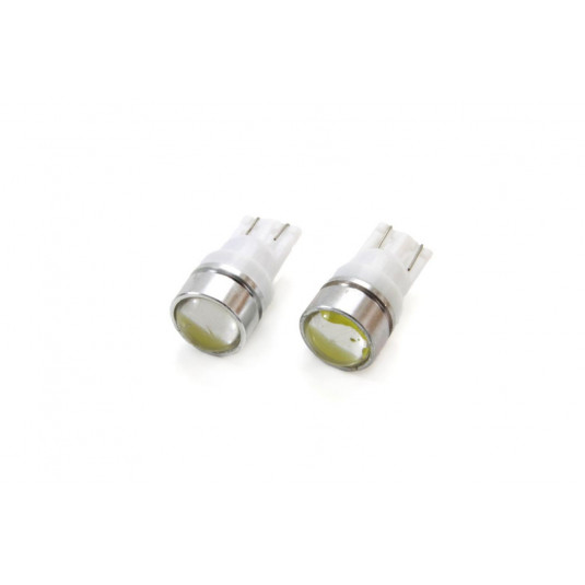 Becuri LED STANDARD T10 W5W 3xCOB HP 1,5W 12V Lens (2buc)