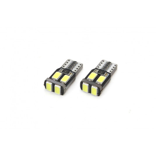 Becuri LED VERTEX CANBUS 6SMD-2 5730 T10 (W5W) Alb (2buc)
