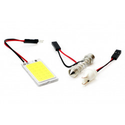 Becuri LED CLASSIC T10 W5W C5W 1xCOB-18 12V Light board (2buc)