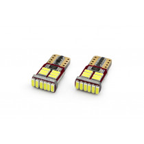 Becuri LED CANBUS 18SMD 4014 T10e (W5W) White 12V (2buc)