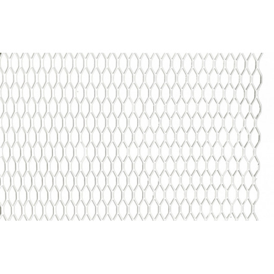 Plasă de aluminiu argintie, ochi 6x16mm