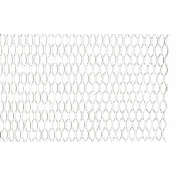 Plasă de aluminiu argintie, ochi 6x16mm