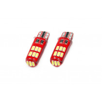 Becuri LED CANBUS 15SMD 4014 T10e (W5W) SILCA Alb 12V (2 buc)
