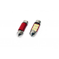 Becuri LED CANBUS 12SMD 4014 Festoon 31mm White 12V/24V (2 buc)
