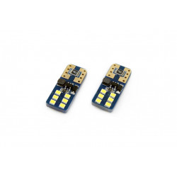 Becuri LED CANBUS 12SMD UltraBright 2016 T10e (W5W) White 12V/24V (2buc)