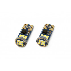 Becuri LED CANBUS 18SMD UltraBright 2016 T10e (W5W) White 12V/24V (2buc)