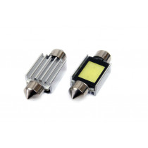 Becuri LED CANBUS COB2 Festoon 36mm White 12V (2 buc)