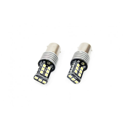Becuri LED CANBUS 15SMD 2835 7,5W 1156 (P21W) White 12V/24V (2buc)