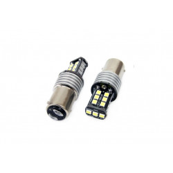 Becuri LED CANBUS 15SMD 2835 7,5W 1157 (P21/5W) Alb 12V/24V (2buc)
