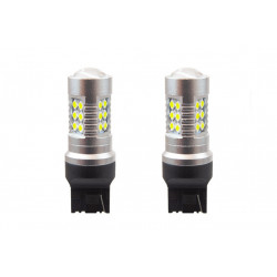 Becuri LED 1156 CANBUS 24SMD 3030 T20 7440 W21W White 12V/24V (2 buc)