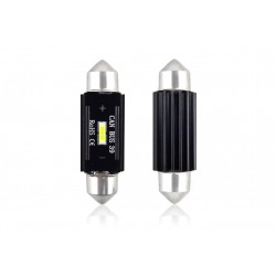 Becuri LED CANBUS 1 SMD UltraBright 1860 Festoon 39mm Alb 12V/24V (2buc)