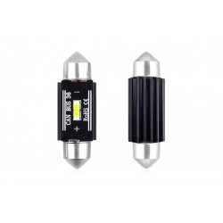 Becuri LED CANBUS 1 SMD UltraBright 1860 Festoon 36mm White 12V/24V (2buc.)