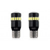 Becuri LED de înlocuire cu soclu T10, alb, 19 x 3014 diode LED, tensiune de alimentare 12V/24V, potrivit pentru luminile de parcare ale vehiculelor.