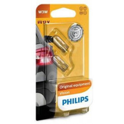 Becuri Philips W3W 12V 2 buc.